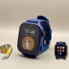 Montre connectée GPS 4G pour enfant couleur bleue avec caméra et suivi parental sécurisé