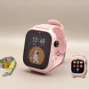Montre connectée GPS 4G pour enfant couleur rose avec caméra et suivi parental sécurisé