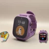 Montre connectée GPS 4G pour enfant couleur violet avec caméra et suivi parental sécurisé