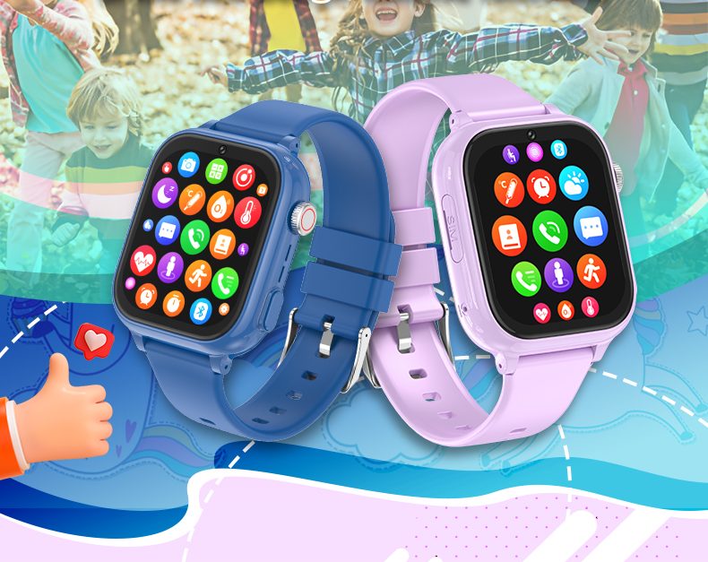 Image marketing de la montre connectée 4G GPS pour enfants